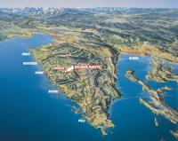 Баладур, комплекс для экологического отдыха в Хорвати на карте Истрии