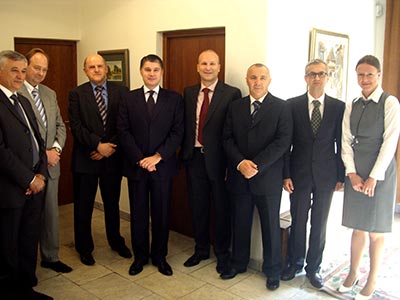 Представители хорватских больниц и Посольства Республики Хорватия  в Москве 6 октября 2010 года
