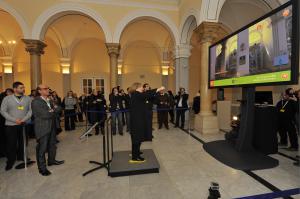 Открытие выставки виртуального музея Дубровника в Загребе.